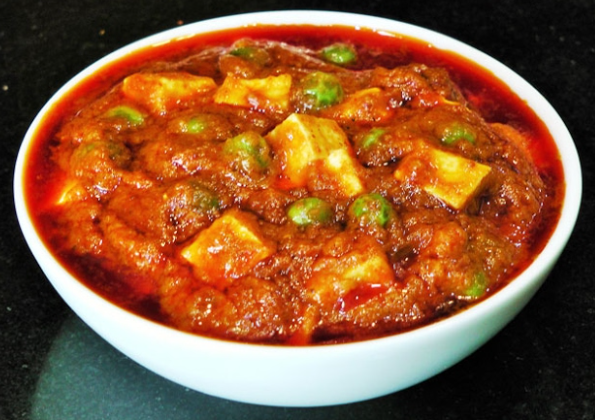 पनीर मटर भाजी